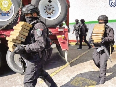 El mayor decomiso de coca&iacute;na en la CDMX