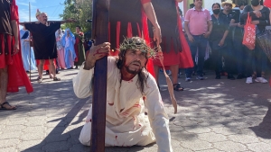Reviven la Pasi&oacute;n de Cristo