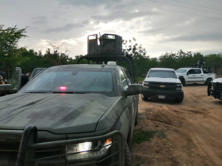 La Base de Operaciones Mixtas asegur&oacute; dos camionetas tras enfrentamiento a balazos en el poblado Los Tecolotes