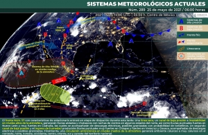 El Frente Fr&iacute;o No. 57 se extiende y estaciona por el Norte del pa&iacute;s