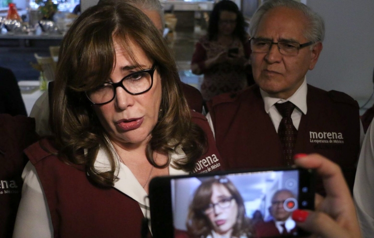 Yeidckol Polevnsky es amonestada por manipular nombramientos