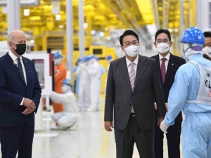 Biden llega a Corea del Sur, bajo la sombra de posible prueba nuclear del vecino del norte