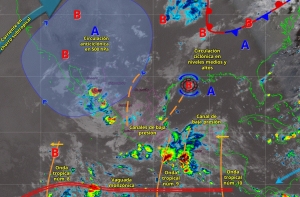 Hoy se prevén lluvias fuertes en Sinaloa y Nayarit