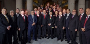 La foto "maldita" con Pe&ntilde;a Nieto: los gobernadores presos, acusados, se&ntilde;alados