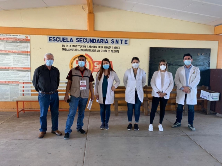 Brigadistas de la UAS apoyarán en vacunación en el municipio de Salvador Alvarado