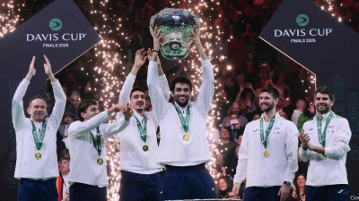 Italia completa un hist&oacute;rico triplete en Copa Davis