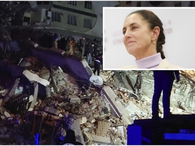 Claudia Sheinbaum env&iacute;a mensaje de apoyo a Turqu&iacute;a tras terremoto