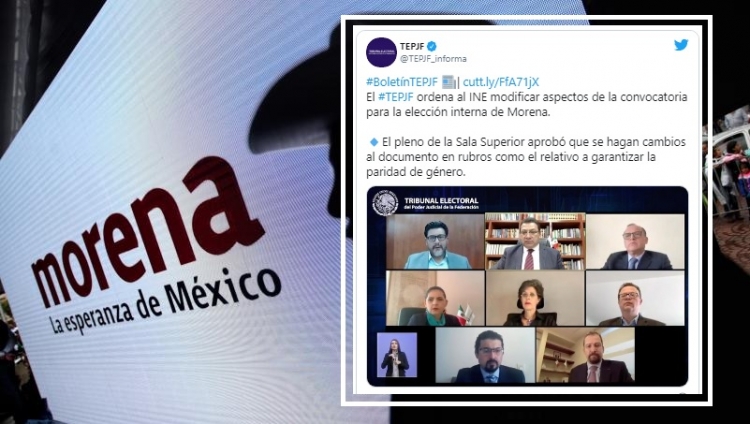 Porfirio y Delgado critican al TEPJF por corregir convocatoria en Morena