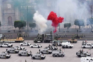 Brilla por su ausencia el p&uacute;blico en el desfile militar de este 16 de septiembre en la CDMX