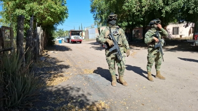 Operativo federal donde abatieron a 11 hombres se mantiene en el rancho Valle Escondido en Quil&aacute;
