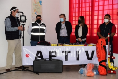 Protecci&oacute;n Civil de Salvador Alvarado recibe importante donativo de equipamiento