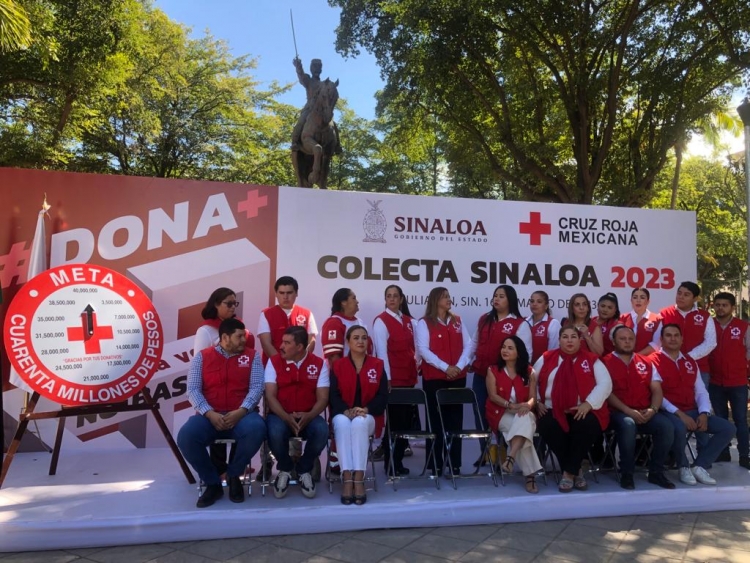 Va colecta Cruz Roja Sinaloa por 40 mdp