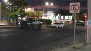 Tras persecución asegura Defensa a dos jóvenes en el bulevar Zapata