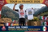 &iexcl;Isaac del Toro cierra el Tour de Francia en el podio!