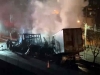 Tr&aacute;iler choca y se incendia en Circuito Exterior Mexiquense