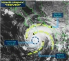 Imagen de &ldquo;Genevieve&rdquo; ahora como Hurac&aacute;n de categor&iacute;a 1