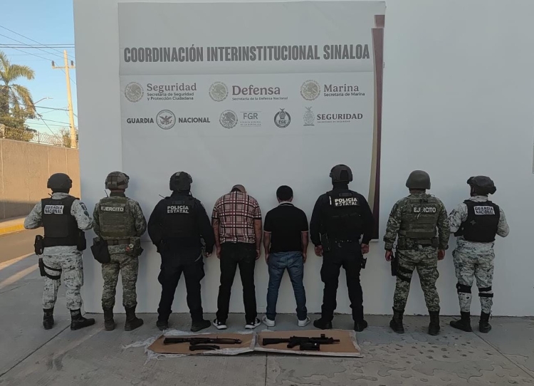 Detienen a dos civiles armados tras persecuci&oacute;n en la Calzada Colegio Militar