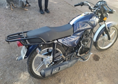 Hombre es detenido por robo de una motocicleta en la colonia Lázaro Cárdenas