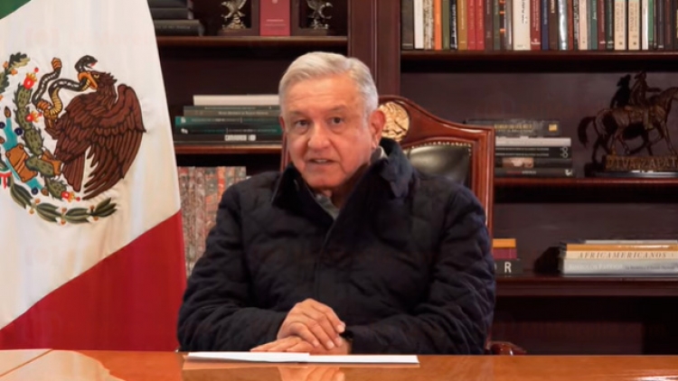 El presidente Andr&eacute;s Manuel L&oacute;pez Obrador