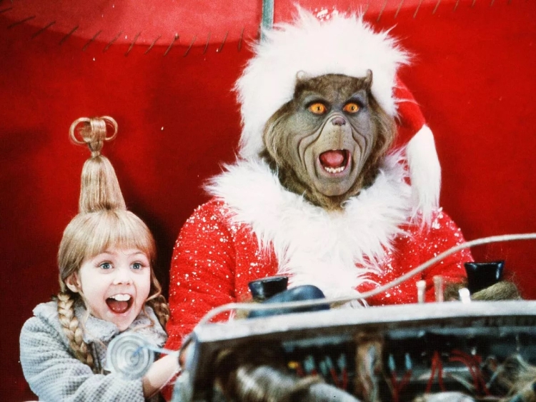 Protagonistas de El Grinch&acute; Jim Carrey y Taylor Momsen se reencuentran 25 a&ntilde;os