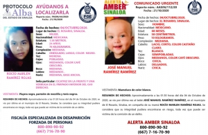 Desaparecen madre y bebé en El Rosario el pasado 4 de octubre