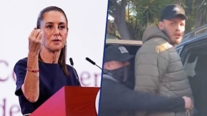 Sheinbaum reacciona a detenci&oacute;n de Julio C&eacute;sar Ch&aacute;vez Jr.: "Esperamos que cumpla sentencia en M&eacute;xico"