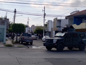 Militares sitian un domicilio del sector Barrancos
