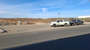Con un mensaje dejan abandonado un cad&aacute;ver en el sector Barrancos