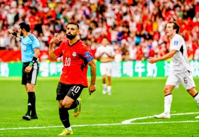 De la mano del 'Fara&oacute;n' Mohamed Salah Egipto consigue su primer triunfo en Mundiales