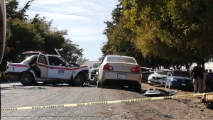 Falleci&oacute; conductor de taxi en accidente sobre la carretera La 20