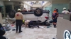 Auto cae de tercer piso en plena Plaza Lilas en Cuajimalpa; SSC coordina rescate