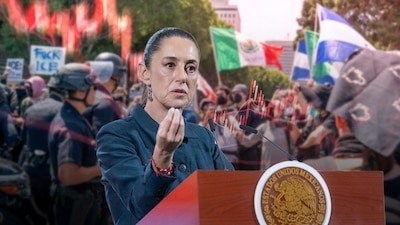 Sheinbaum expresa su ‘descontento’ a Landau por redadas del Gobierno de Trump contra mexicanos en Los Ángeles