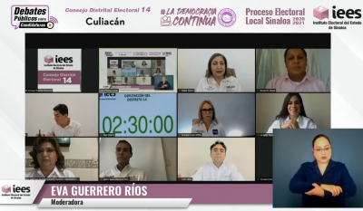 Entre propuestas y acusaciones debaten candidatos del Distrito 14, de Culiac&aacute;n