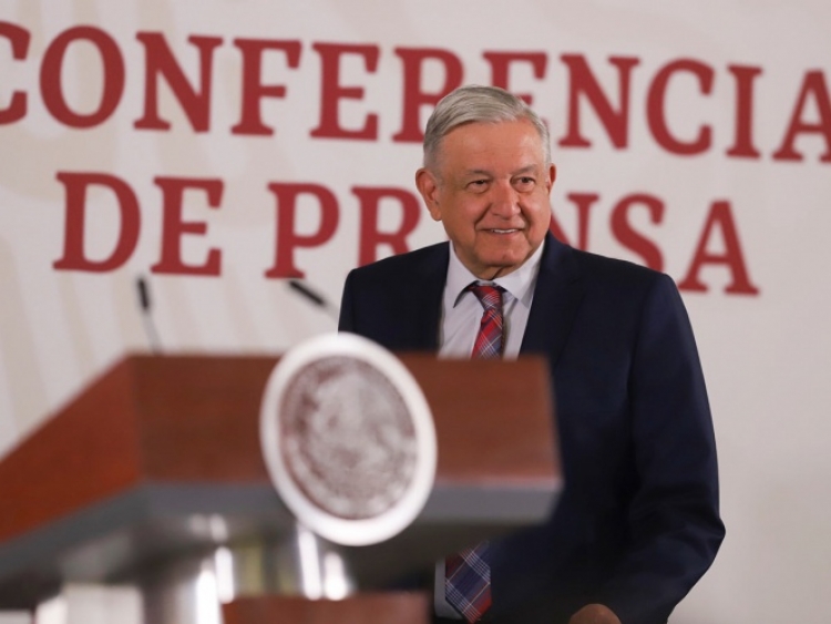 L&oacute;pez Obrador a la espera de que hoy el Senado de EU apruebe el T-MEC