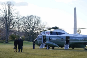 Trump se marcha de la Casa Blanca y parte rumbo a Florida