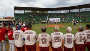 Inauguran torneo estatal de b&eacute;isbol 60 y m&aacute;s en El Fuerte