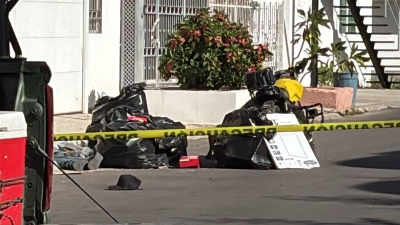 Asesinan a balazos a hombre junto a bolsas de basura en La Campi&ntilde;a en Culiac&aacute;n