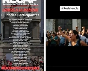 Convocan a megamarcha nacional para el 'Domingo Negro'