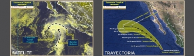 Se form&oacute; la tormenta tropical &acute;Howard&acute; en el Pac&iacute;fico, confirm&oacute; Conagua
