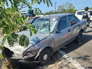 2 mujeres y un hombre quedan lesionados en un choque de carretera en Costa Rica, en Culiac&aacute;n