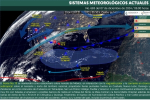 Bajar&aacute; hasta los -15 grados la temperatura en zonas monta&ntilde;osas, este s&aacute;bado: SMN