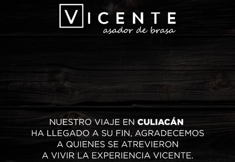 Termino la temporada de disfrutar Vicente en Culiacán: Canirac