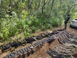 Armamento y equipo t&aacute;ctico asegur&oacute; la Sedena tras un enfrentamiento