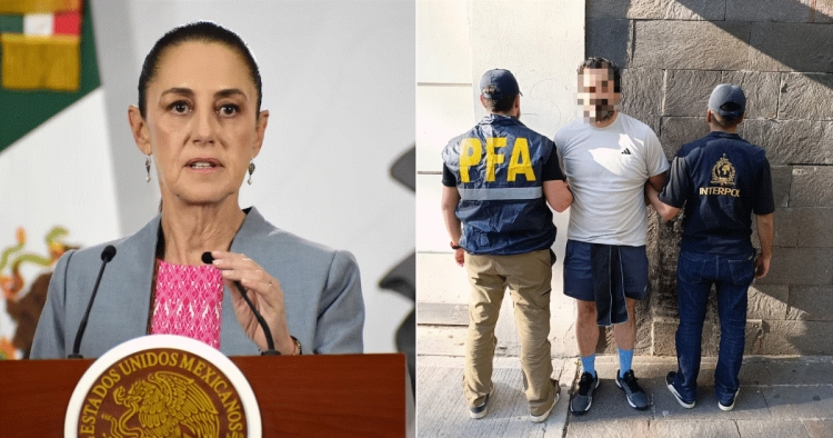 Sheinbaum va por la extradici&oacute;n del Contralmirante Far&iacute;as Laguna tras su captura en Argentina; lo acusan por 'huachicol'