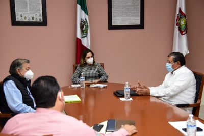 Alcaldesa de Salvador Alvarado gestiona importantes proyectos con el delegado federal Jaime Montes