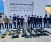 Fuerzas Armadas detienen a 12 civiles, les aseguran armamento y veh&iacute;culos