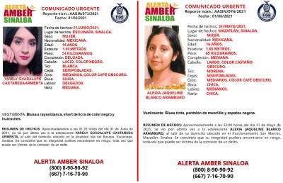 Desaparecen dos jovencitas en el sur de Sinaloa