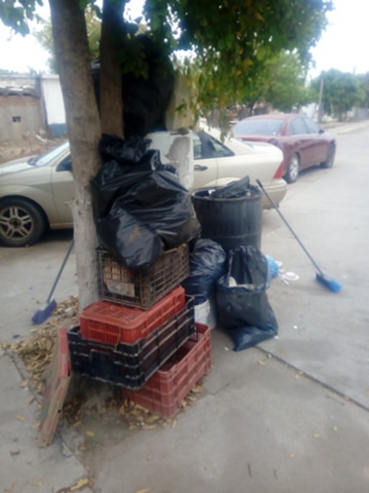 Por mala administración municipal, no pasa la basura en la colonia Bachigualato