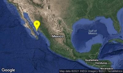 Leve sismo sacudi&oacute; Ahome, Sinaloa