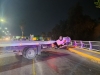 Aparatosa volcadura sobre el puente Te&oacute;filo Noriz, de Culiac&aacute;n